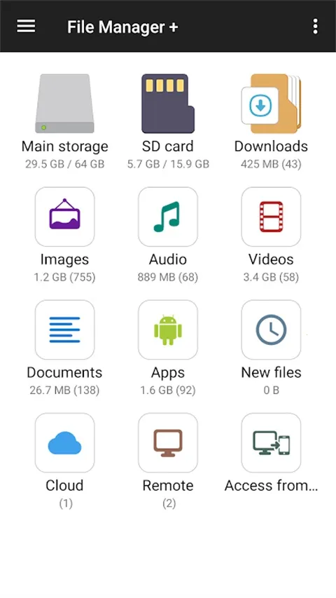 FileManagerļ׿ֻv3.5.4 Ѱͼ