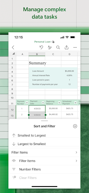 ΢��Excel2025�ٷ����°汾v16.0.19725.20108 �ֻ����ͼ