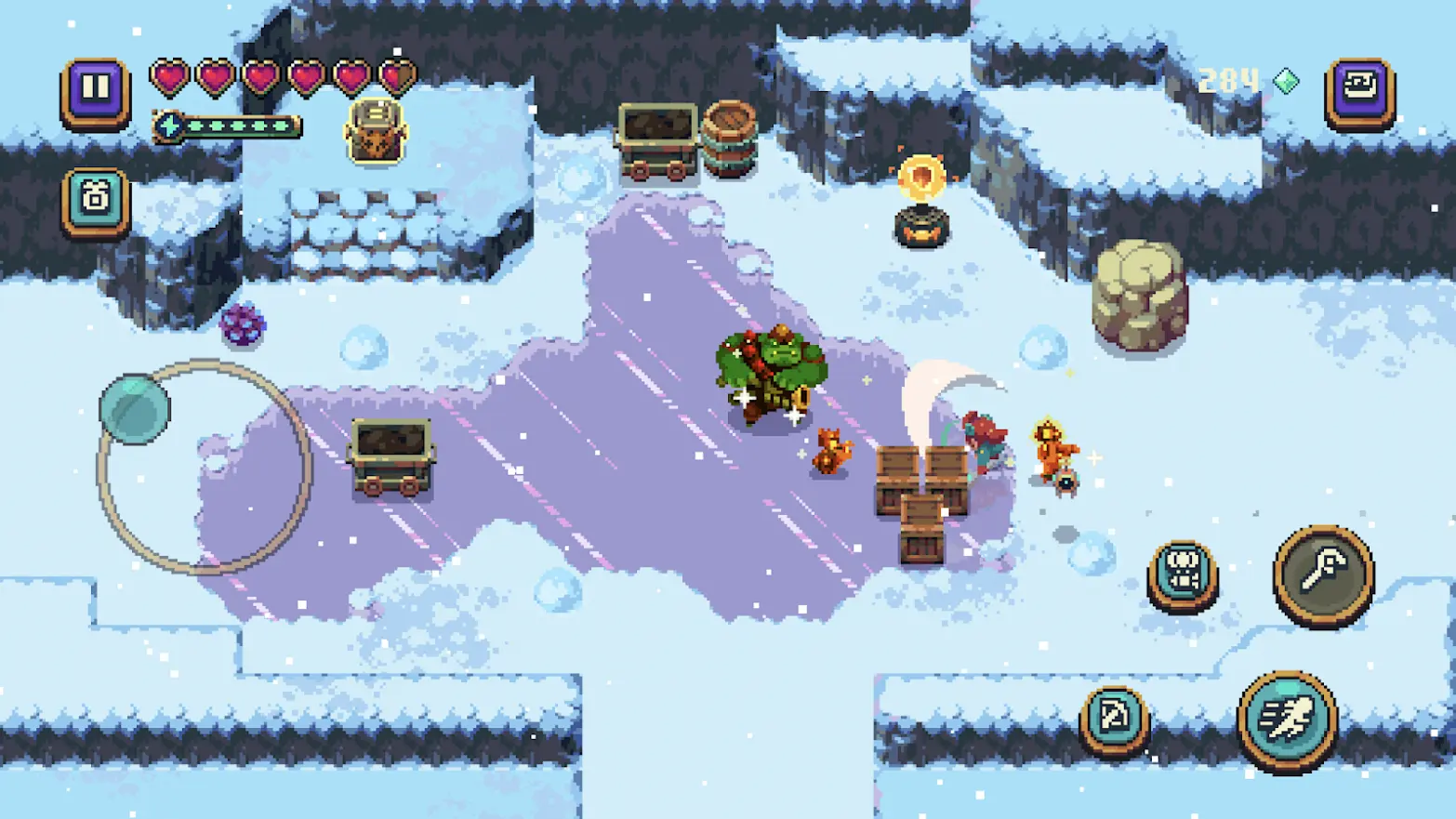 ˸ʯ�������������(ð��roguelite��Ϸ)v1.8.356 ��׿���ͼ