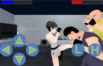 劈木板的少女(少女格斗游戏) 劈木板的少女(少女格斗游戏)