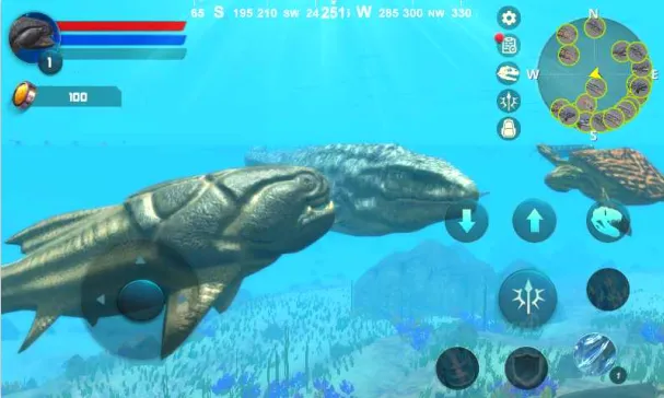海底巨兽模拟器(3D海底生存游戏) 海底巨兽模拟器(3D海底生存游戏)